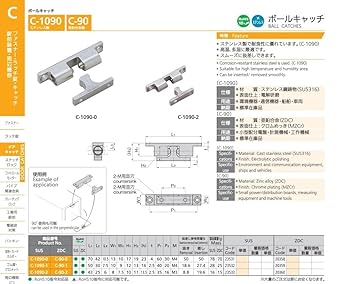 Amazon.co.jp: タキゲン ステンレス ボールキャッチ (C-1090-0